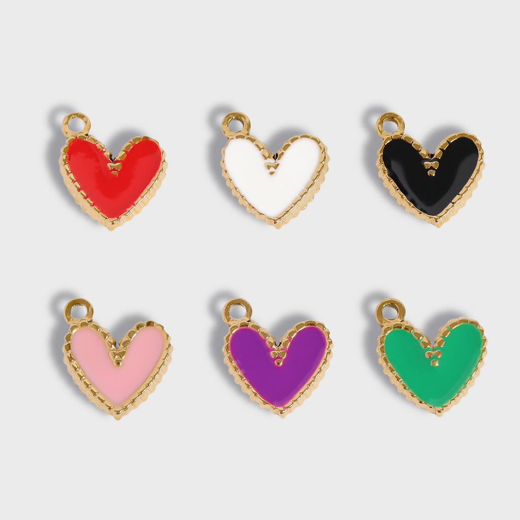 Color Pop Heart Charm