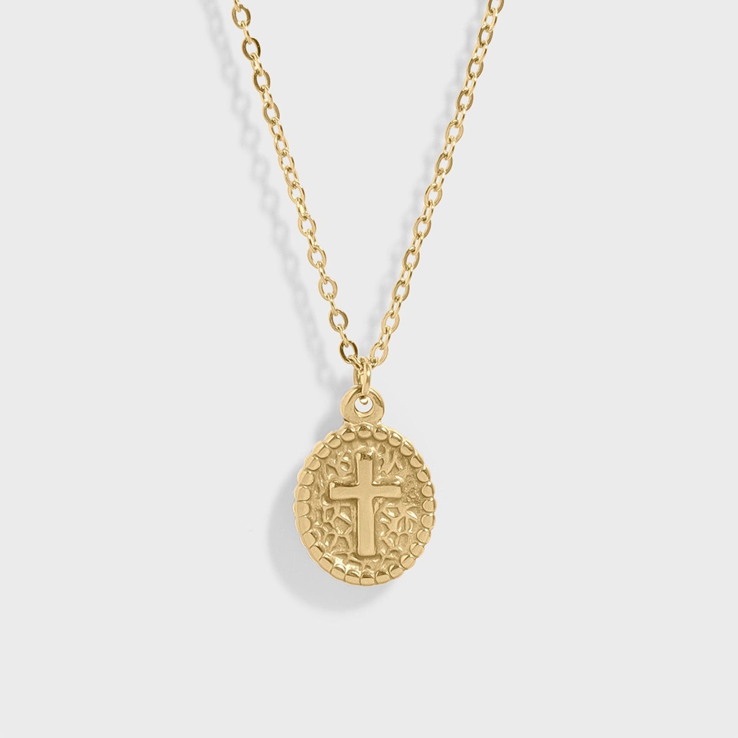 Cross Medallion Necklace