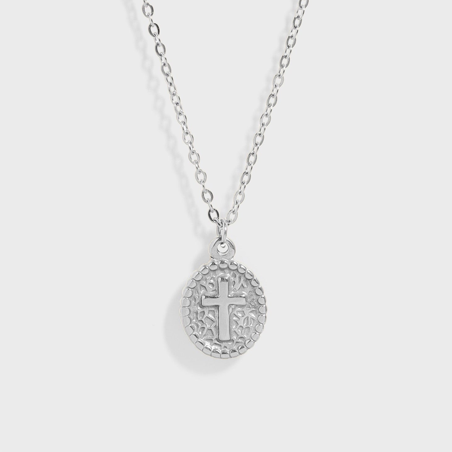 Cross Medallion Necklace