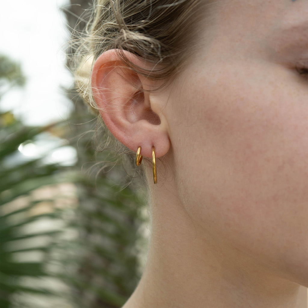 Classic Huggie Hoop Earrings