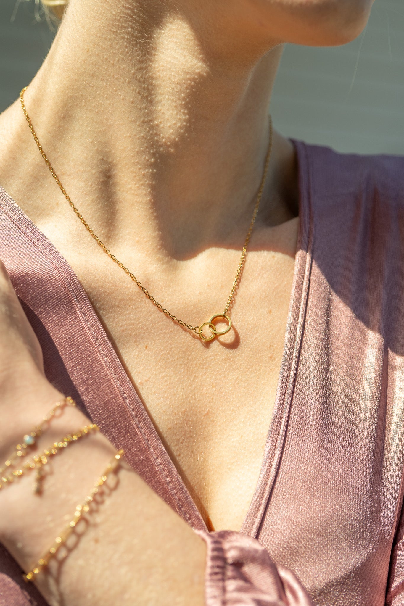 Interlocking Rings Necklace