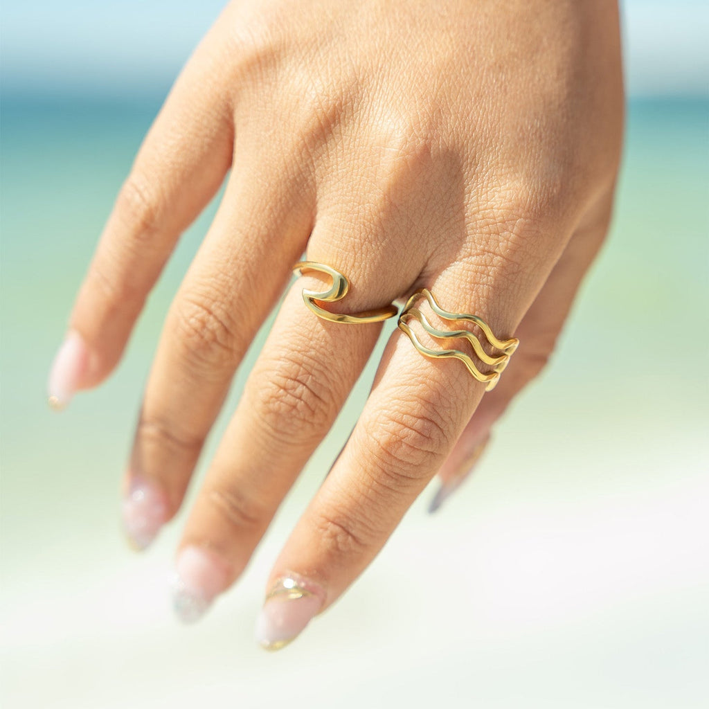Triple Wave Ring