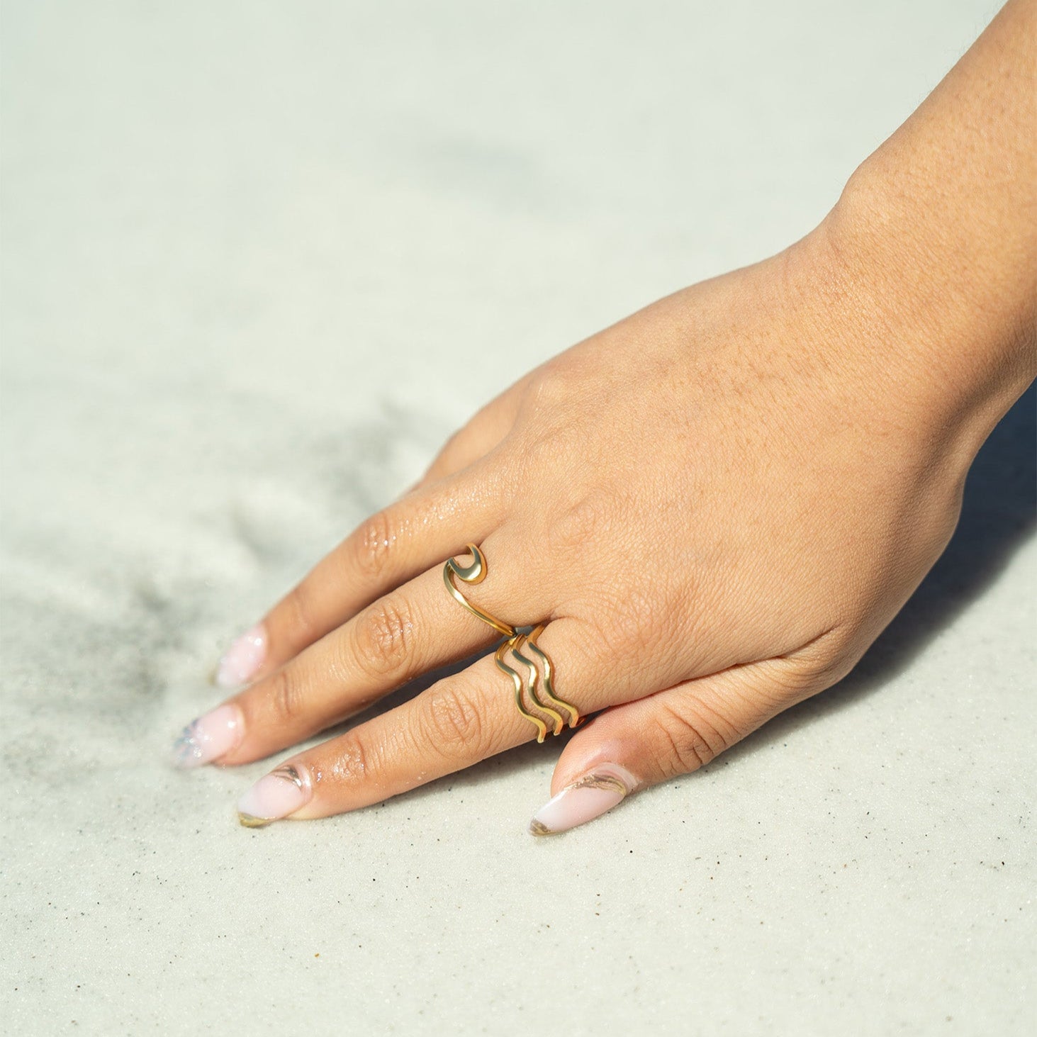 Triple Wave Ring