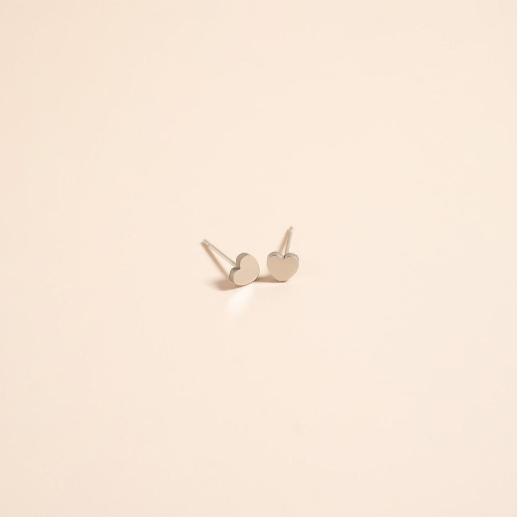 Heart Stud Earrings