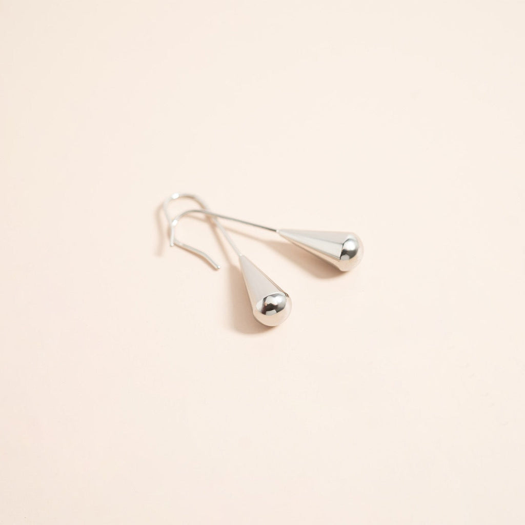 Stainless Steel Teardrop Drop Earrings