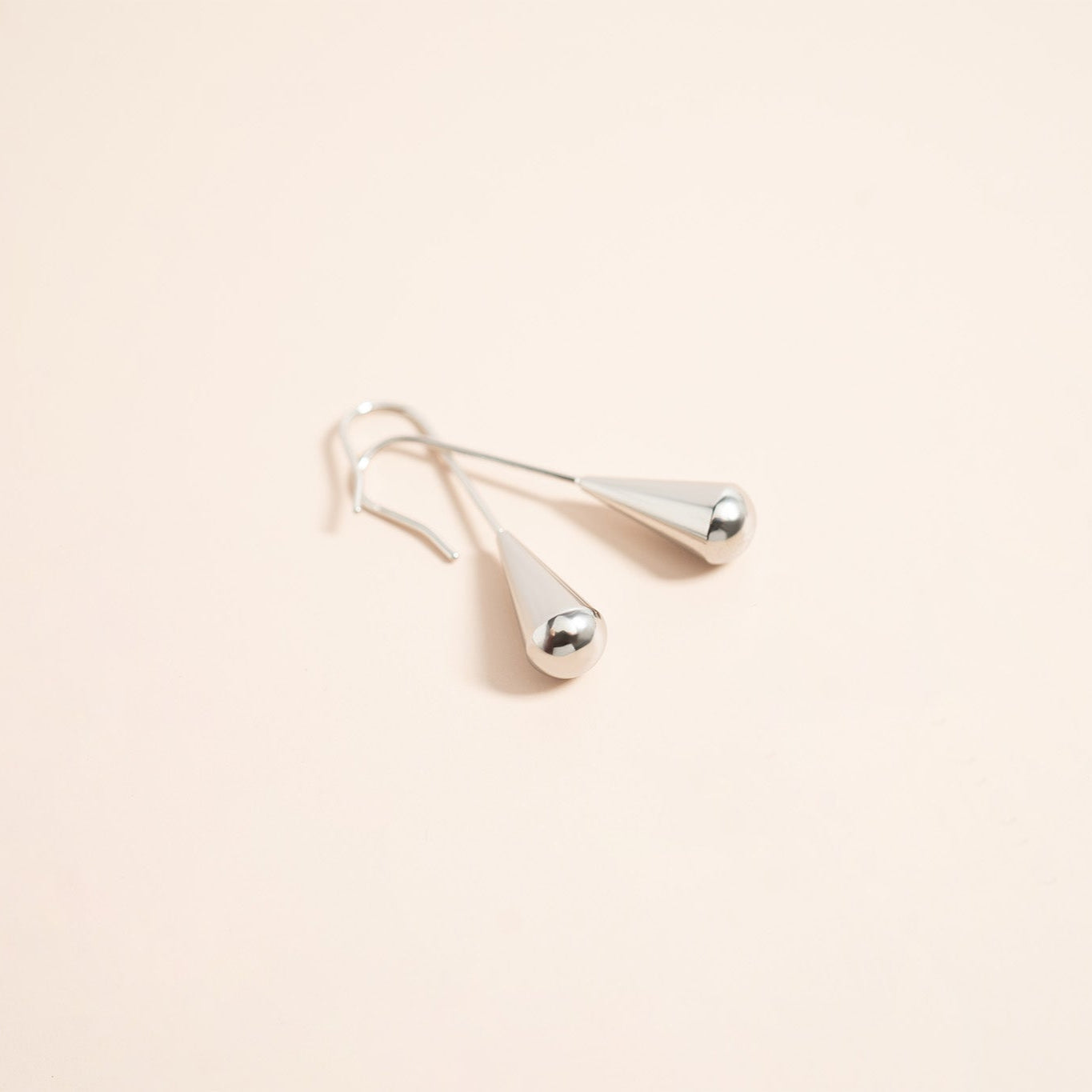 Stainless Steel Teardrop Drop Earrings