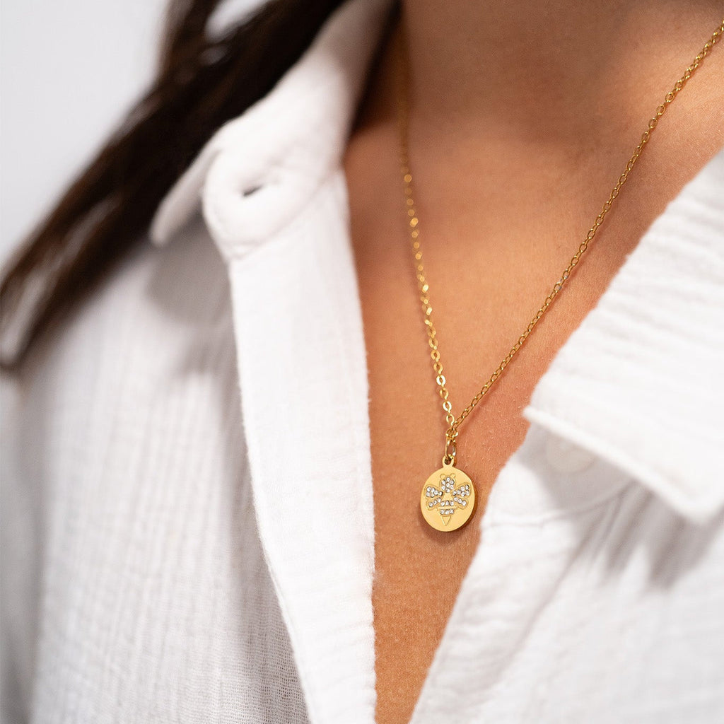 Bee cz stone Pendant Necklace