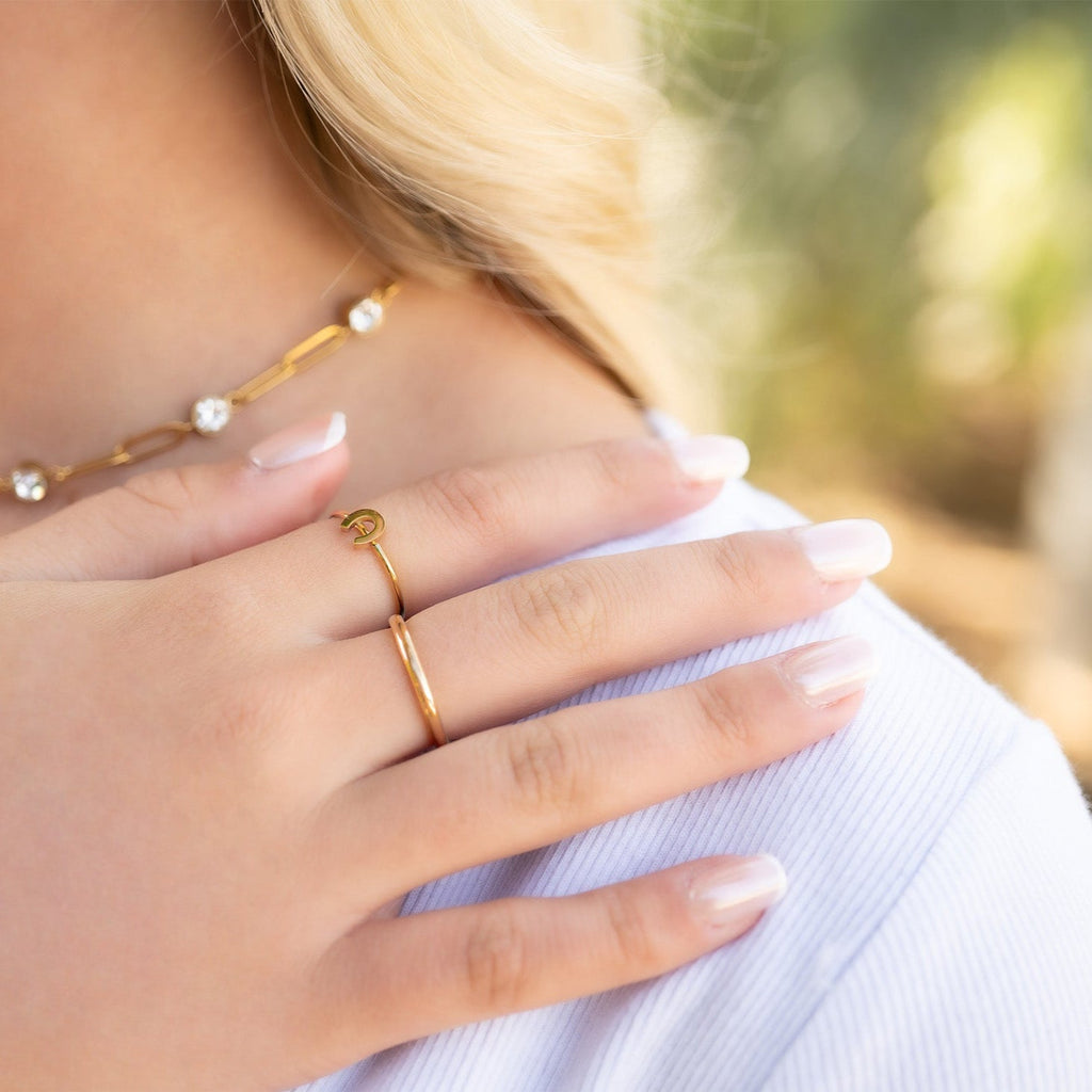 Gold Classic Band Ring