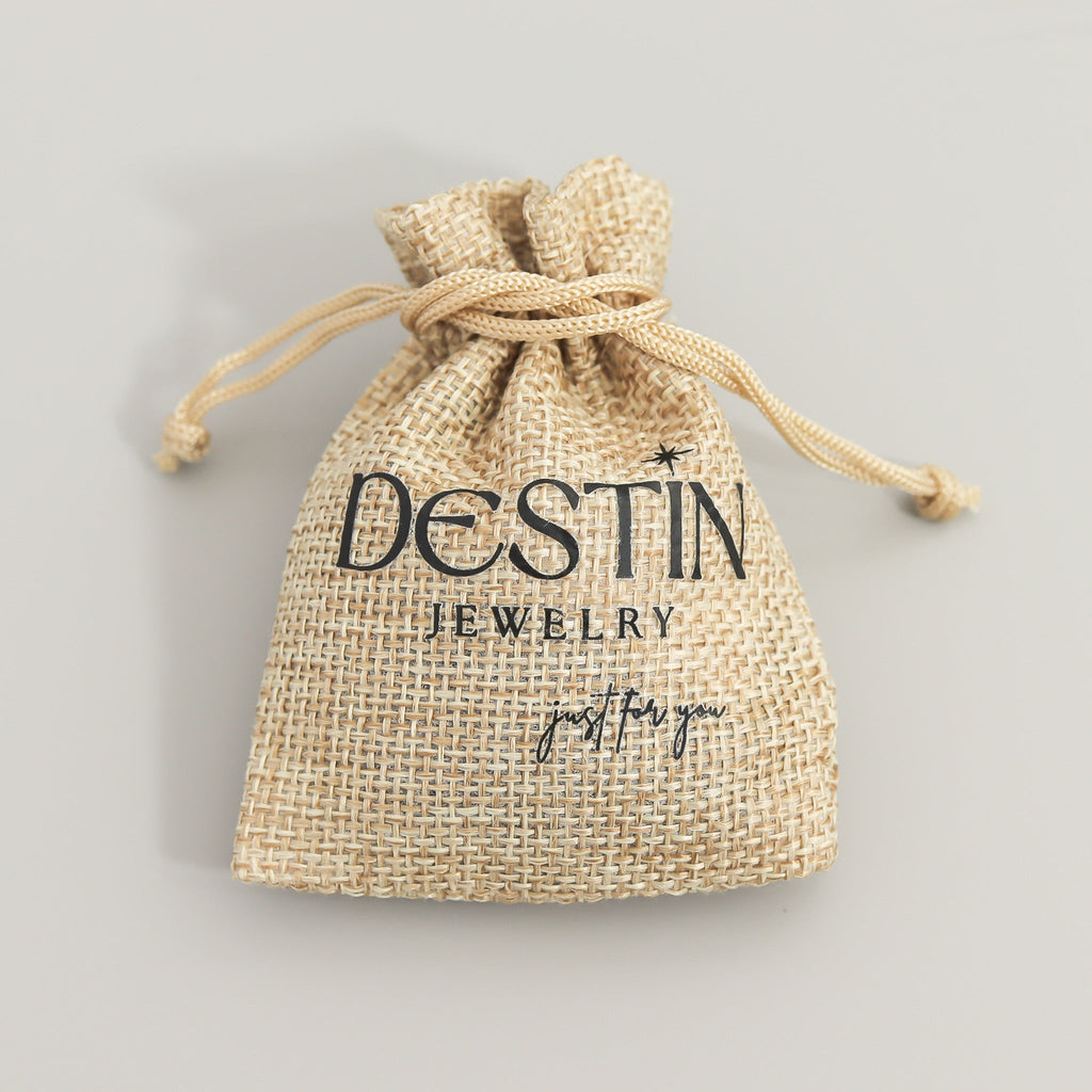 Gold Beaded Stone Stacking Ring