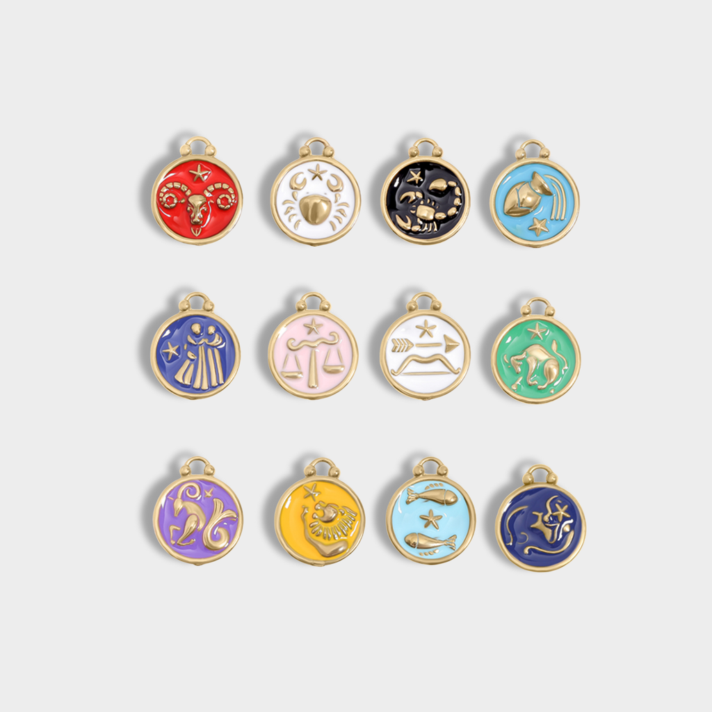 Epoxy Zodiac Charm