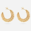 Statement Spiral Hoop Earrings