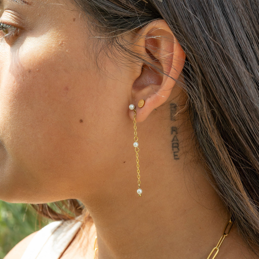 Pearl Dangle Earrings