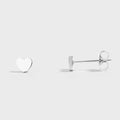 Heart Stud Earrings