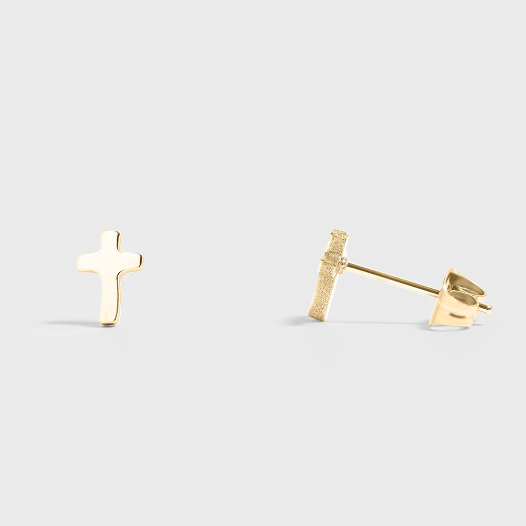 Cross Stud Earrings