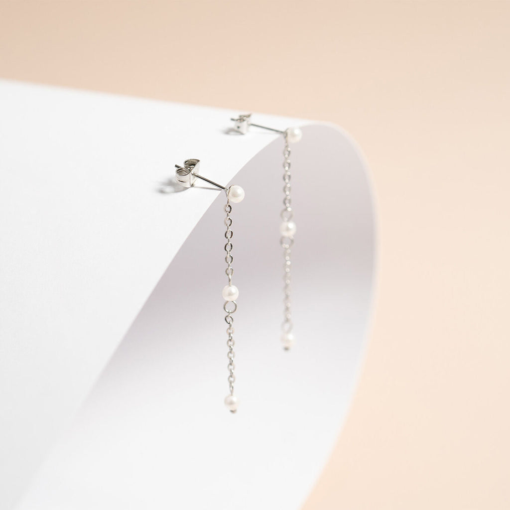 Pearl Dangle Earrings