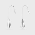 Stainless Steel Teardrop Drop Earrings