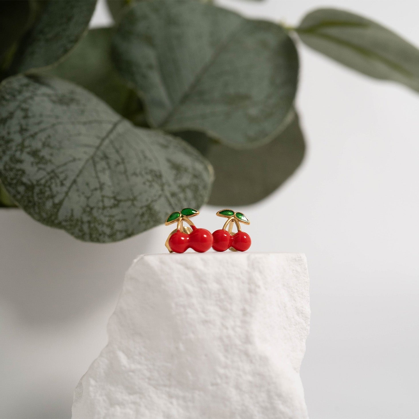 Cherry Stud Earrings