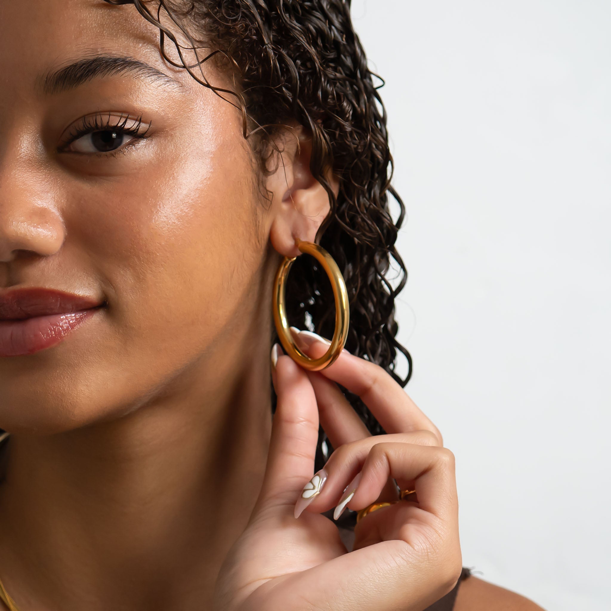 Chunky Hoop Earrings