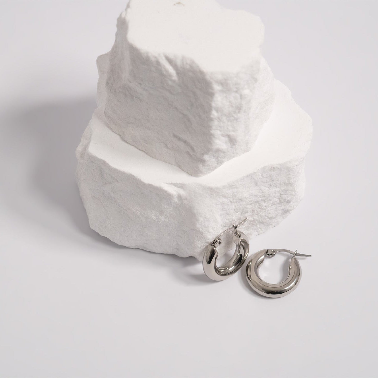 Chunky Hoop Earrings