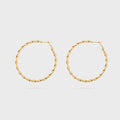 Twisted Hoop Earrings