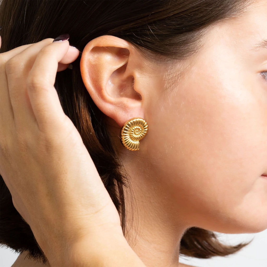 Nautilus Stud Earrings