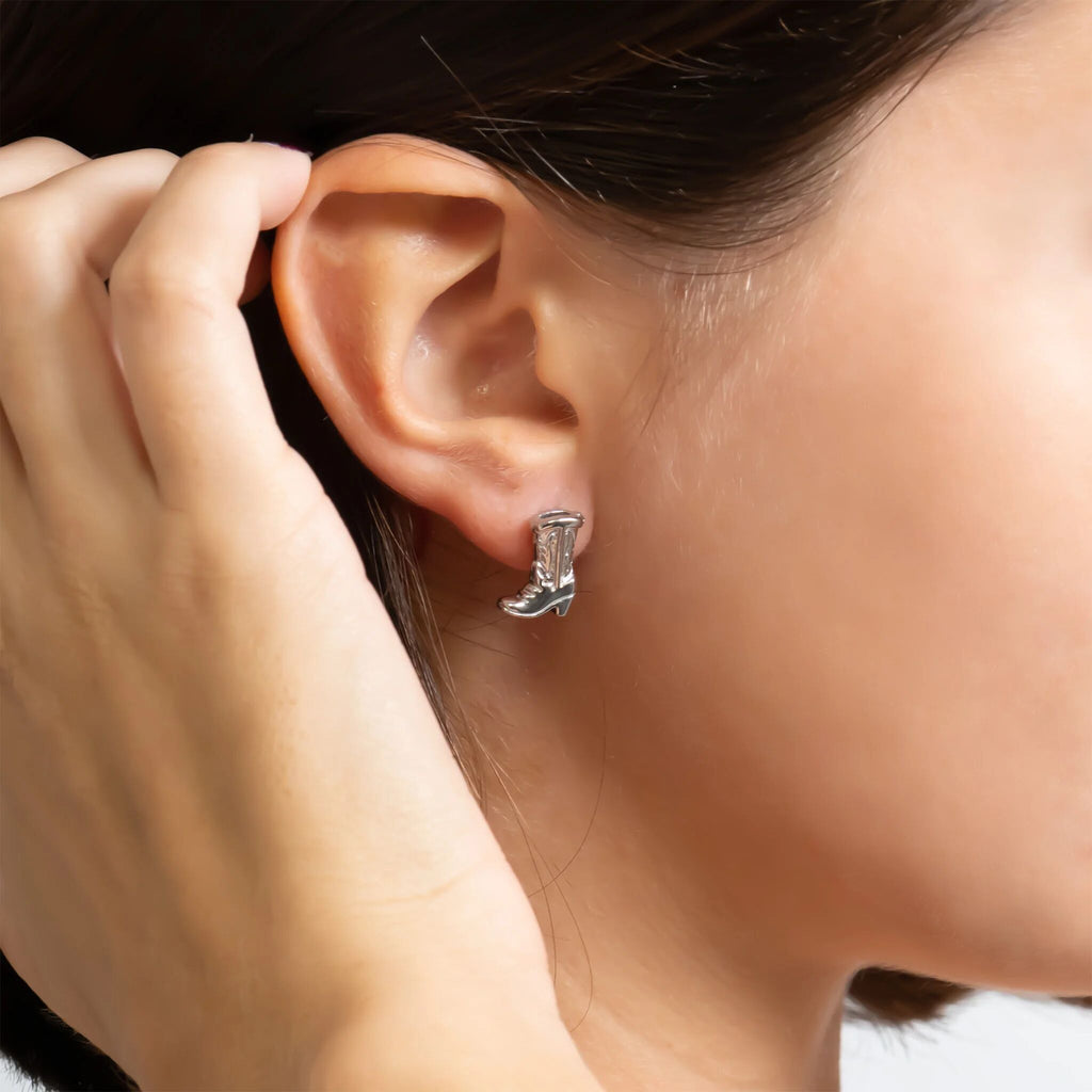 Cowboy Boot Stud Earrings