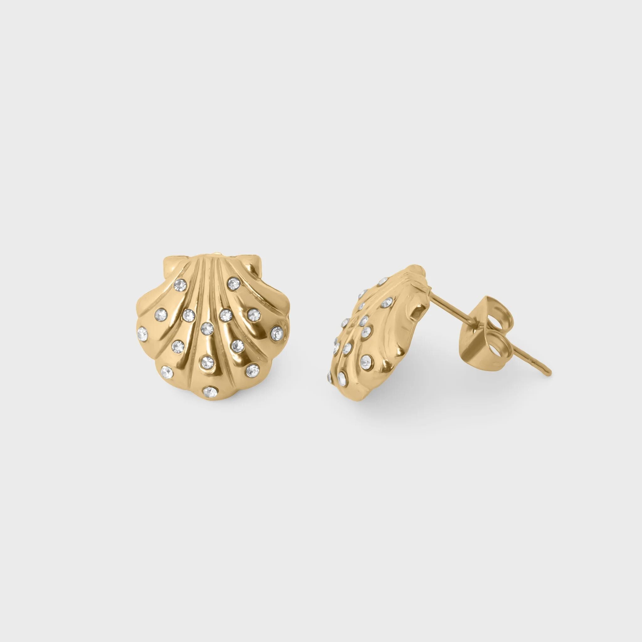 Stone Shell Earring