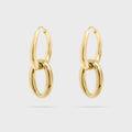 Double Hoop Dangle Earrings