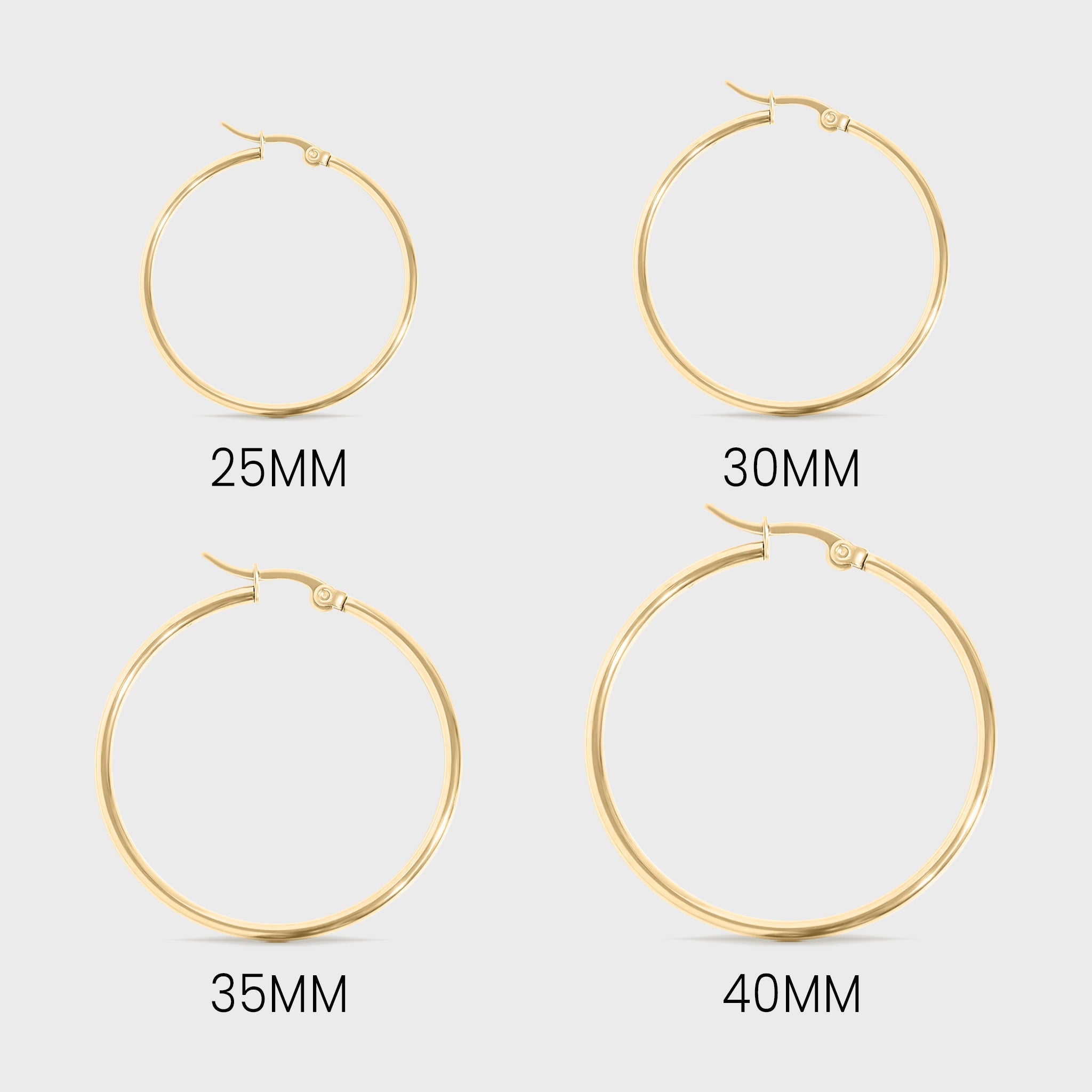 Contemporary Hoop Earrings