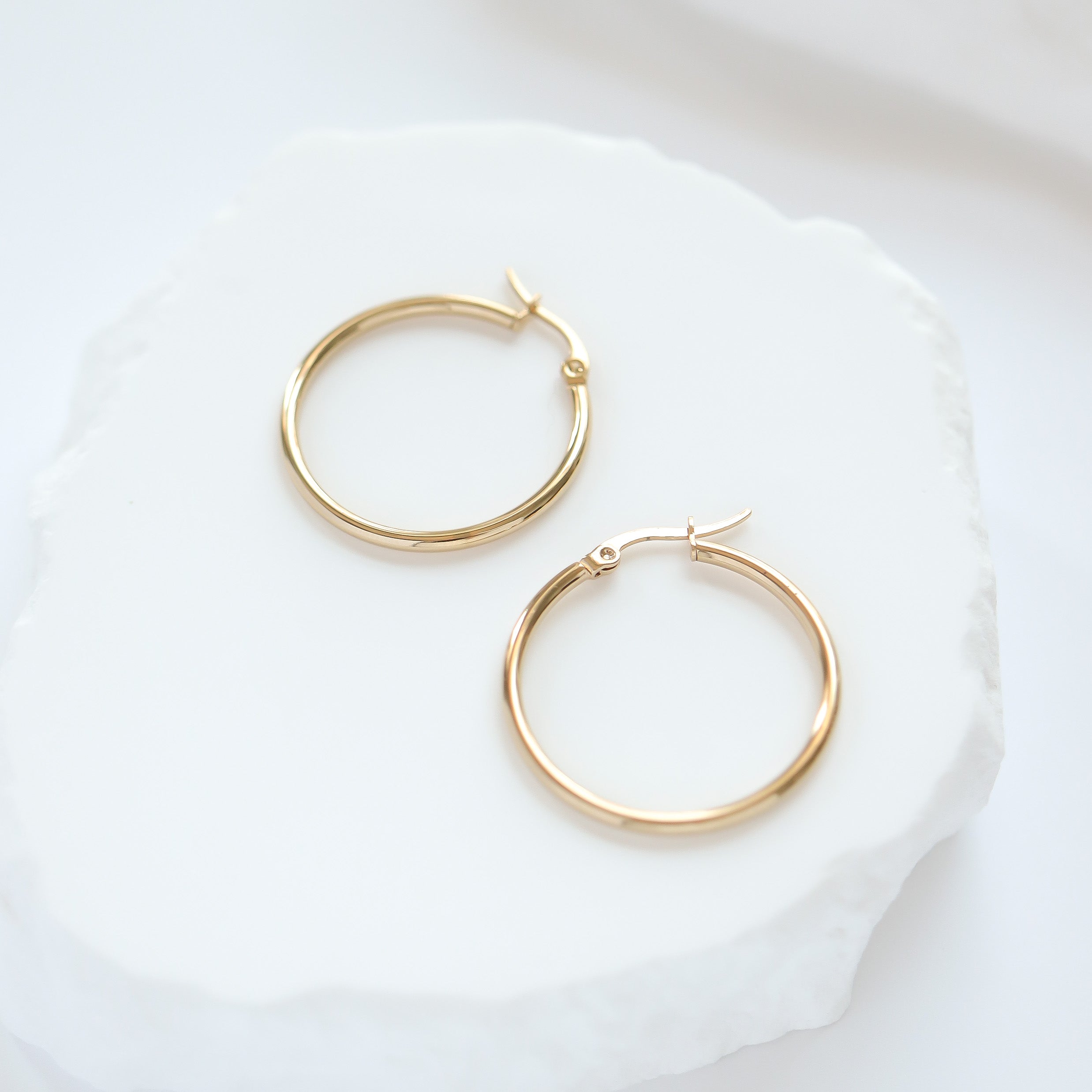 Contemporary Hoop Earrings