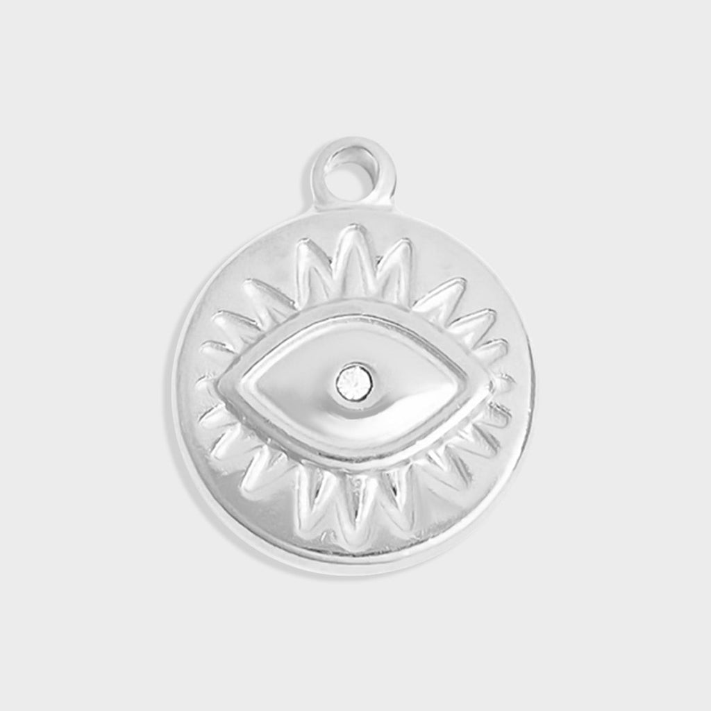 Evil Eye Sun Disc Charm