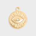 Evil Eye Sun Disc Charm