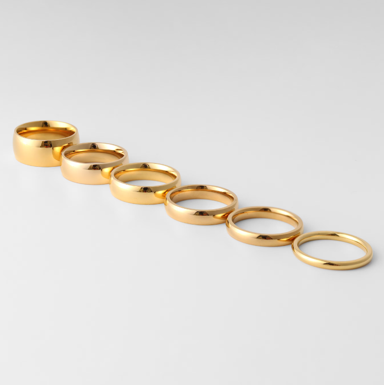 Gold Classic Band Ring