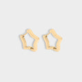Born To Be A Star Huggie Earrings- gold main 