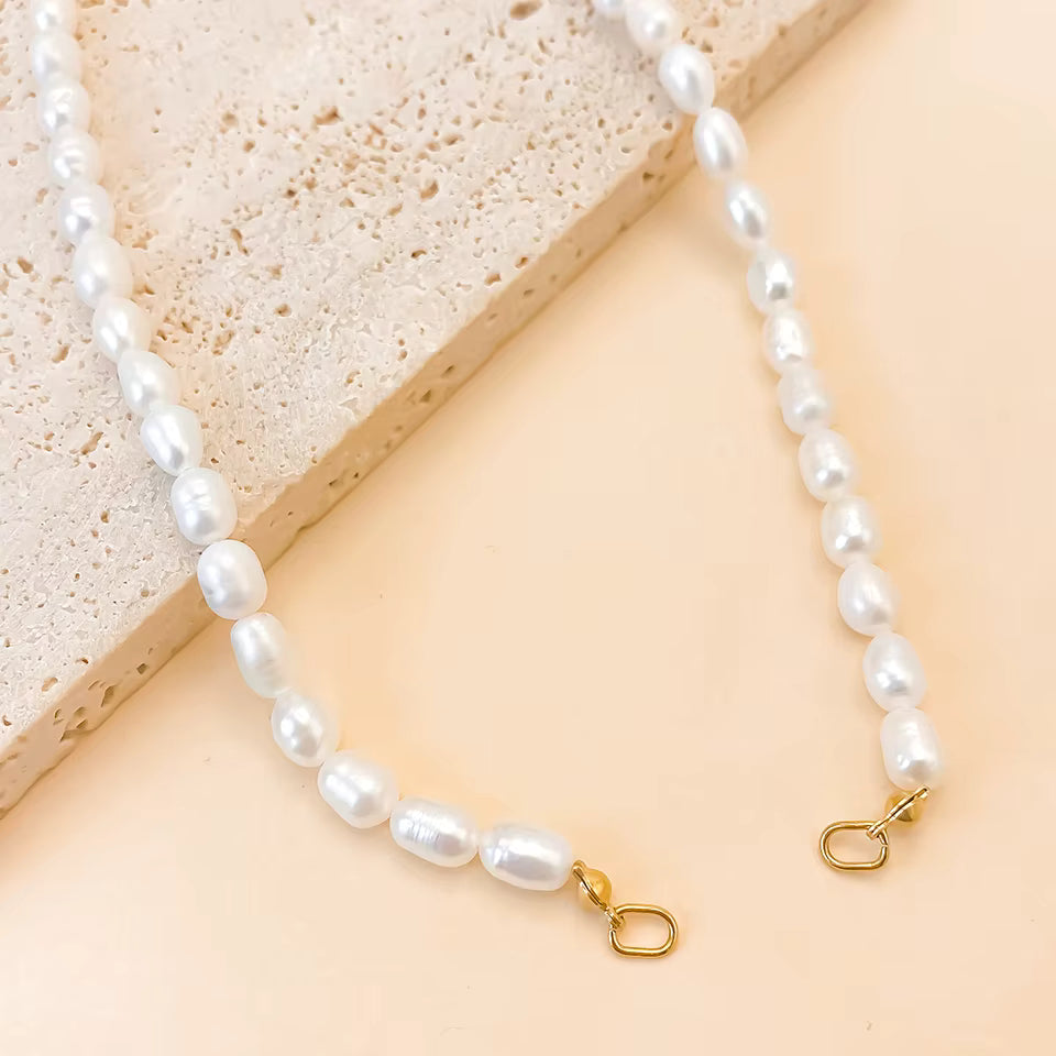 Sienna Freshwater Pearl Strand in gold tone, product image 2