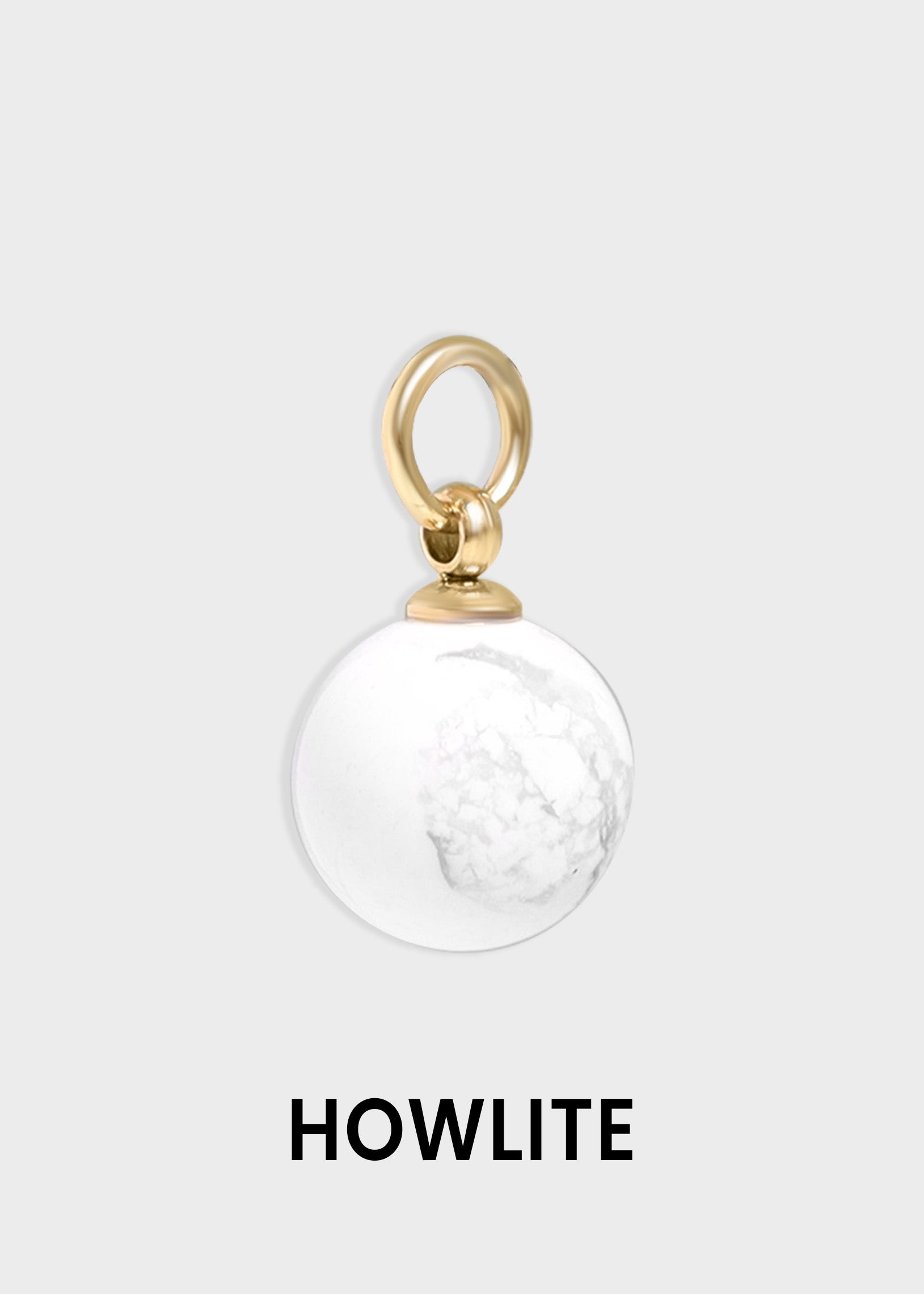 Semi Precious Natural Stone Charm