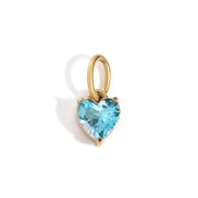 Amour Birthstone Heart in gold tone featuring birth month, product image 5