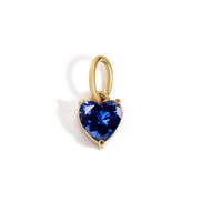 Amour Birthstone Heart in gold tone featuring birth month, product image 11