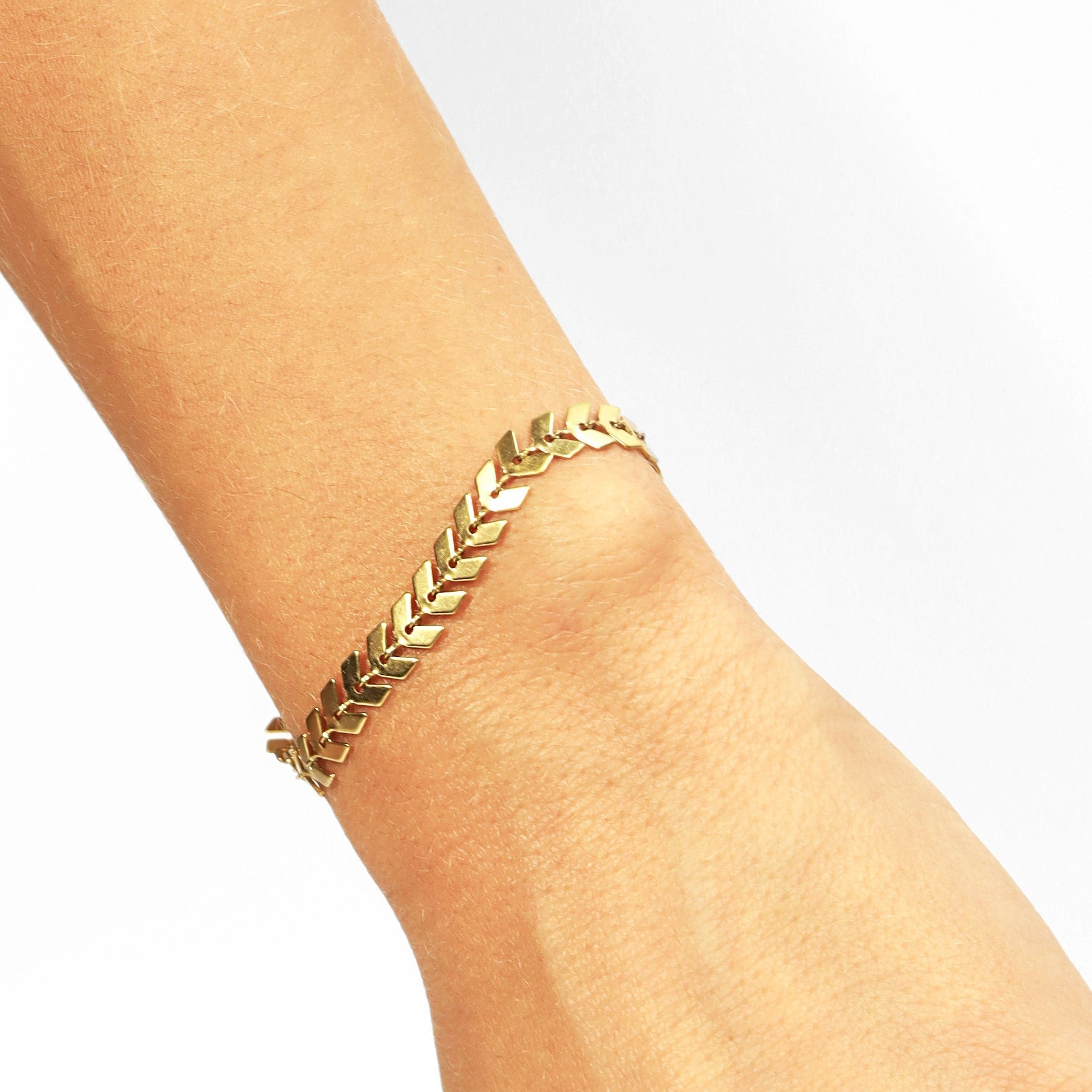 Chevron Chain Bracelet / Anklet
