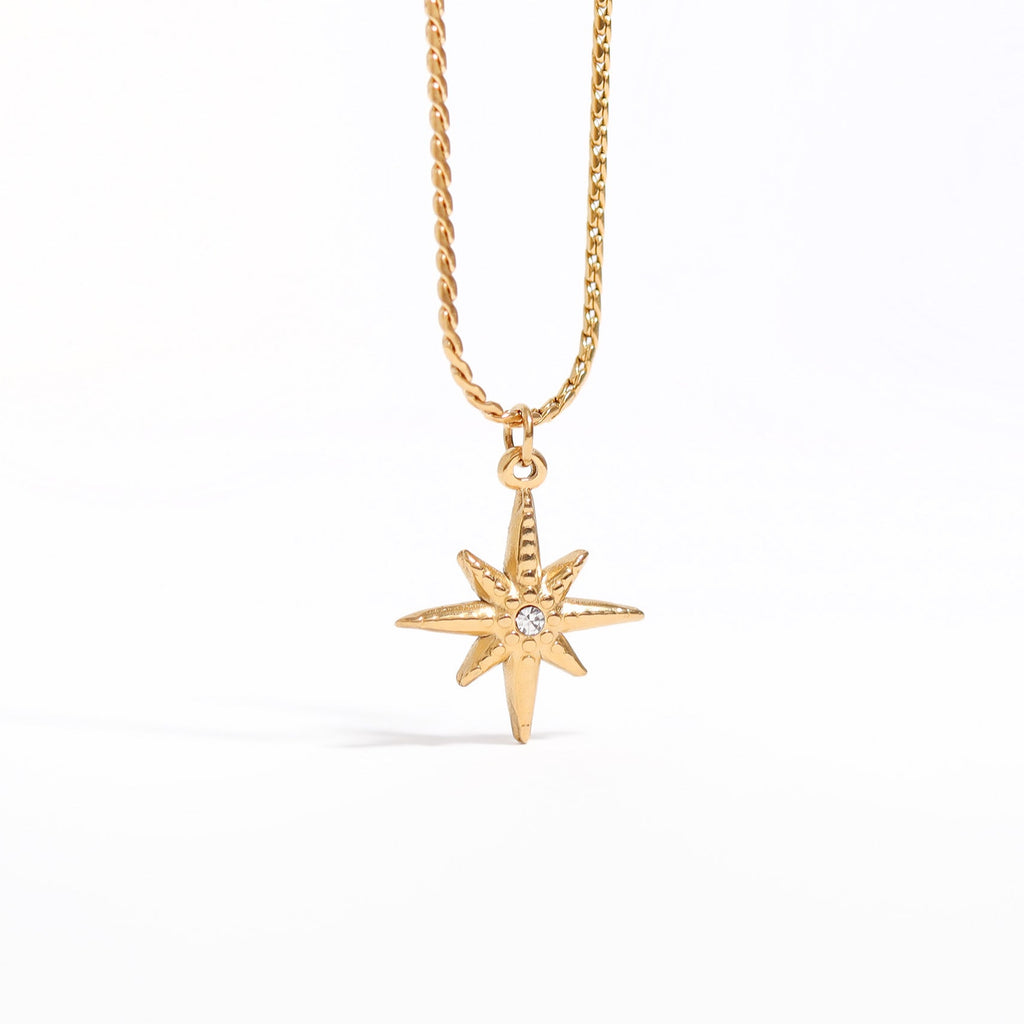 Compass Star Charm