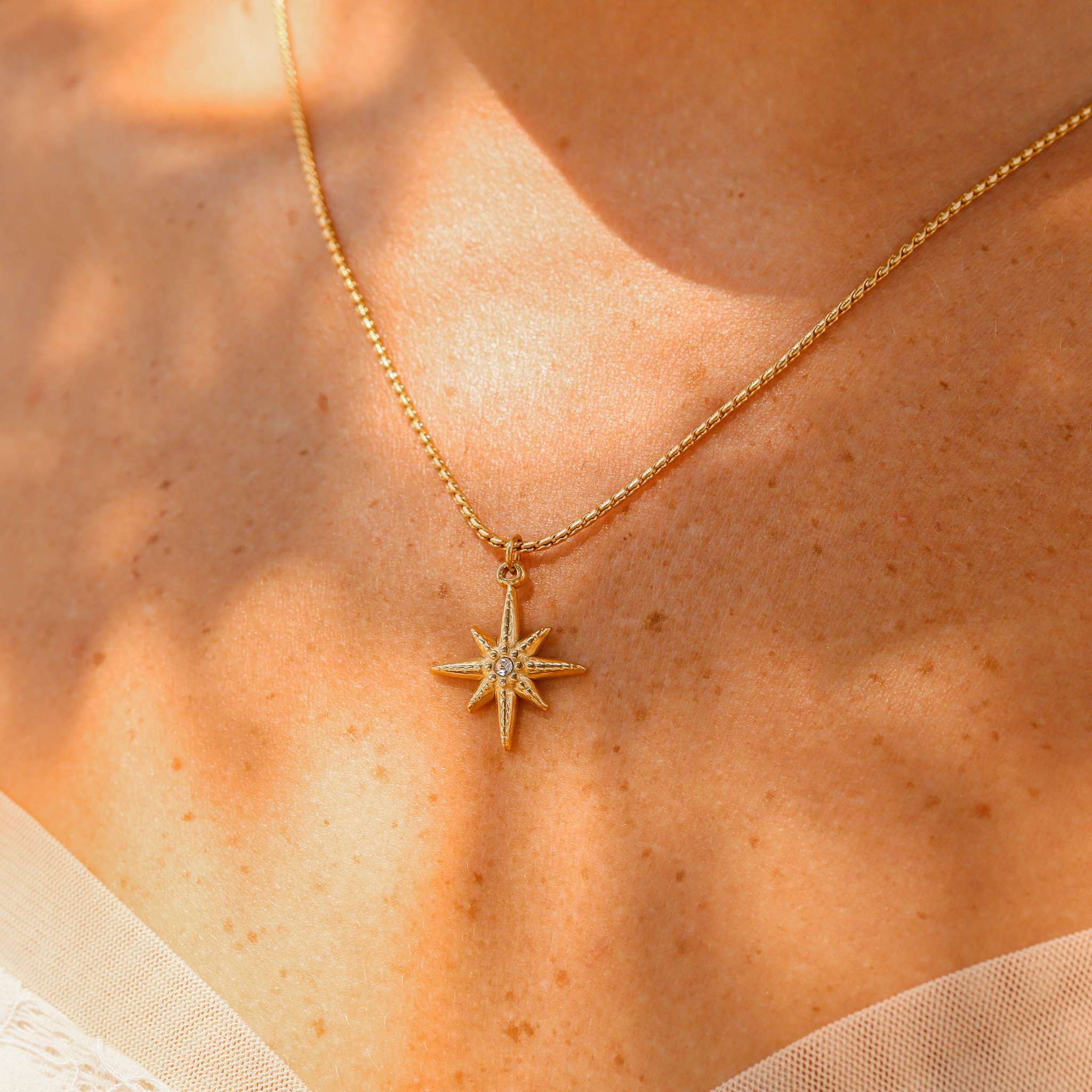 Compass Star Charm