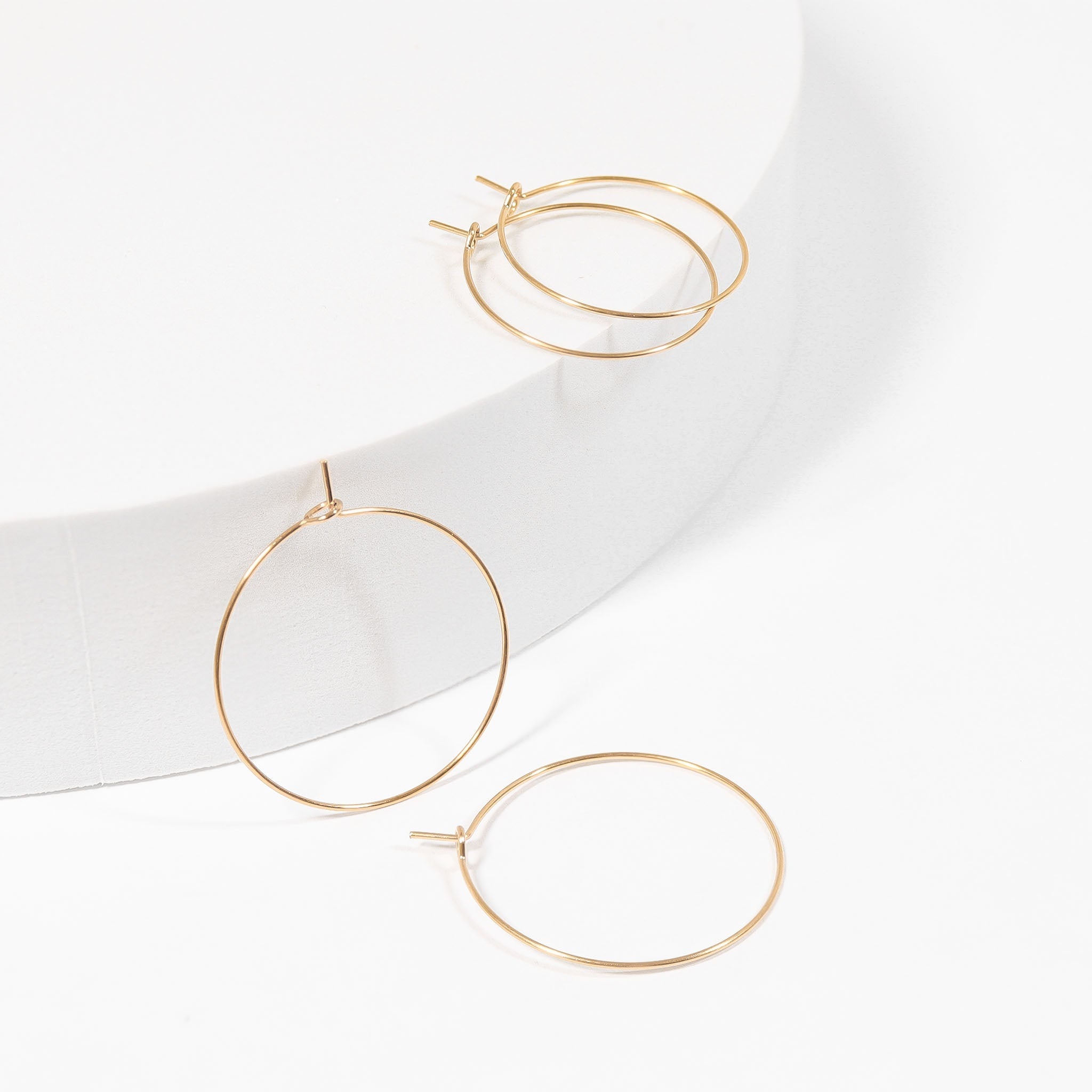 Wire Hoop Earrings