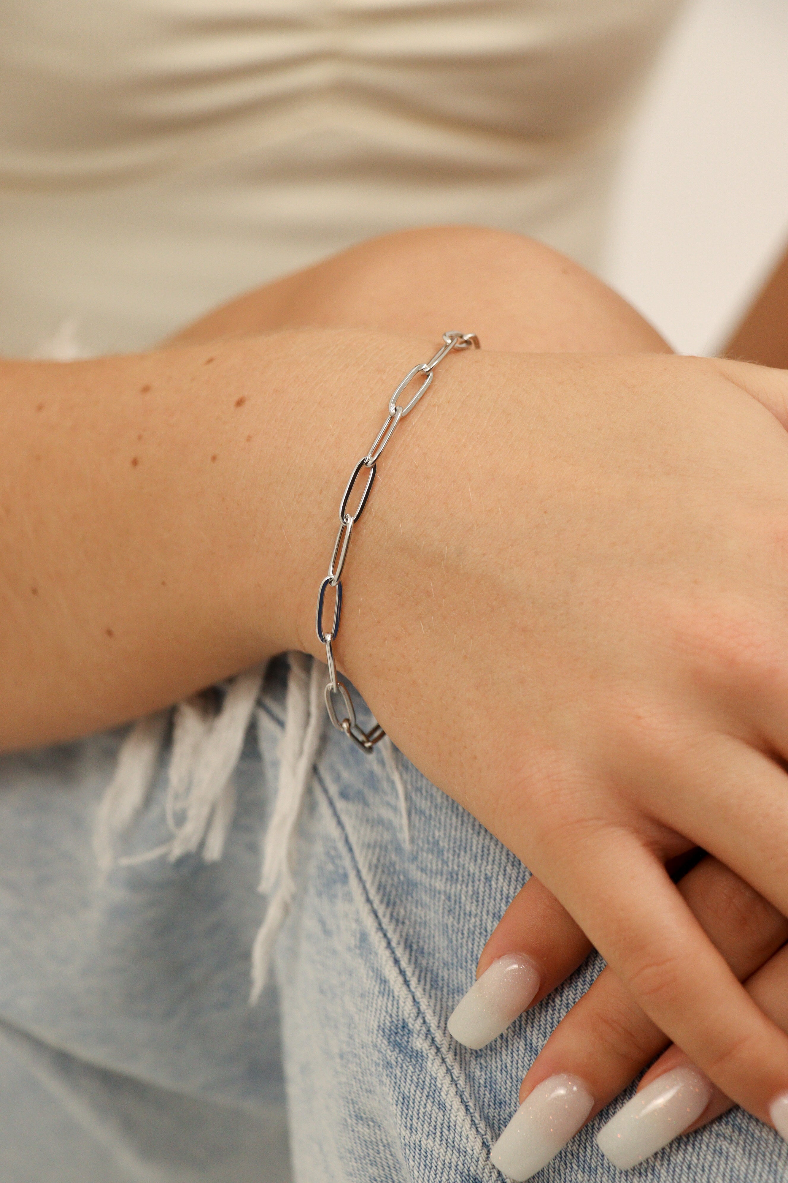 Paperclip Chain Bracelet