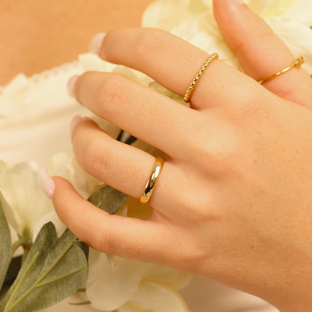 Gold Classic Band Ring