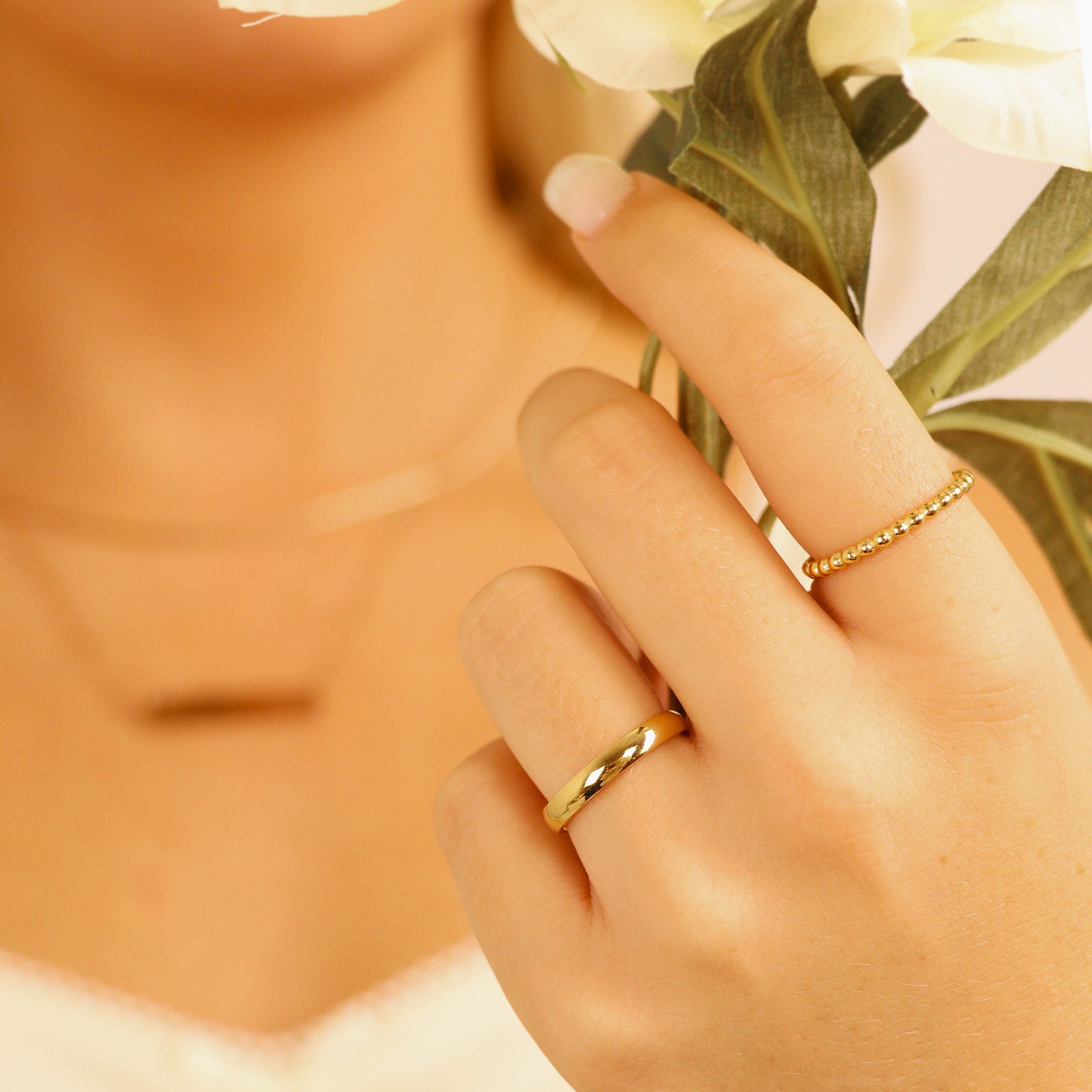 Gold Classic Band Ring
