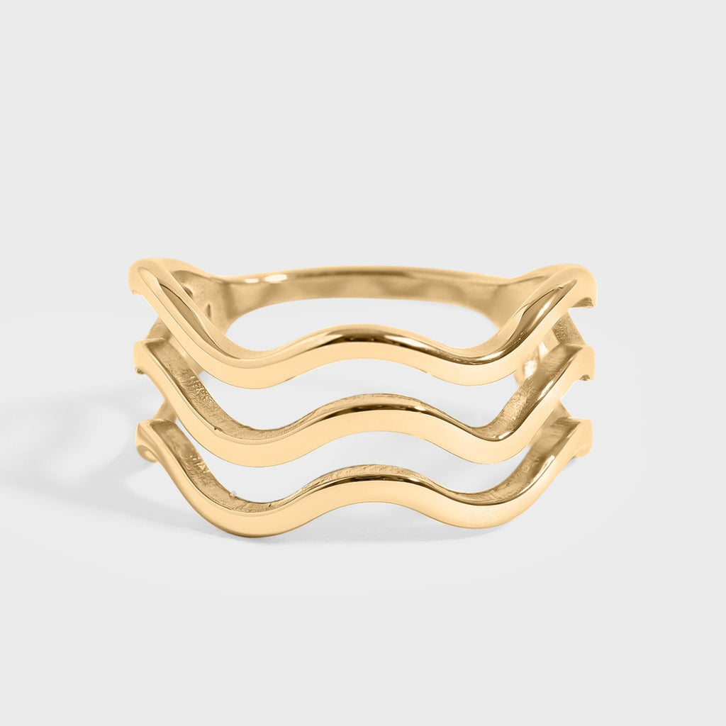 Triple Wave Ring