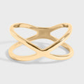 Destin Jewelry Gold Atomic X Ring