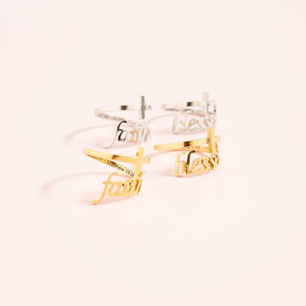 Adjustable Faith Ring