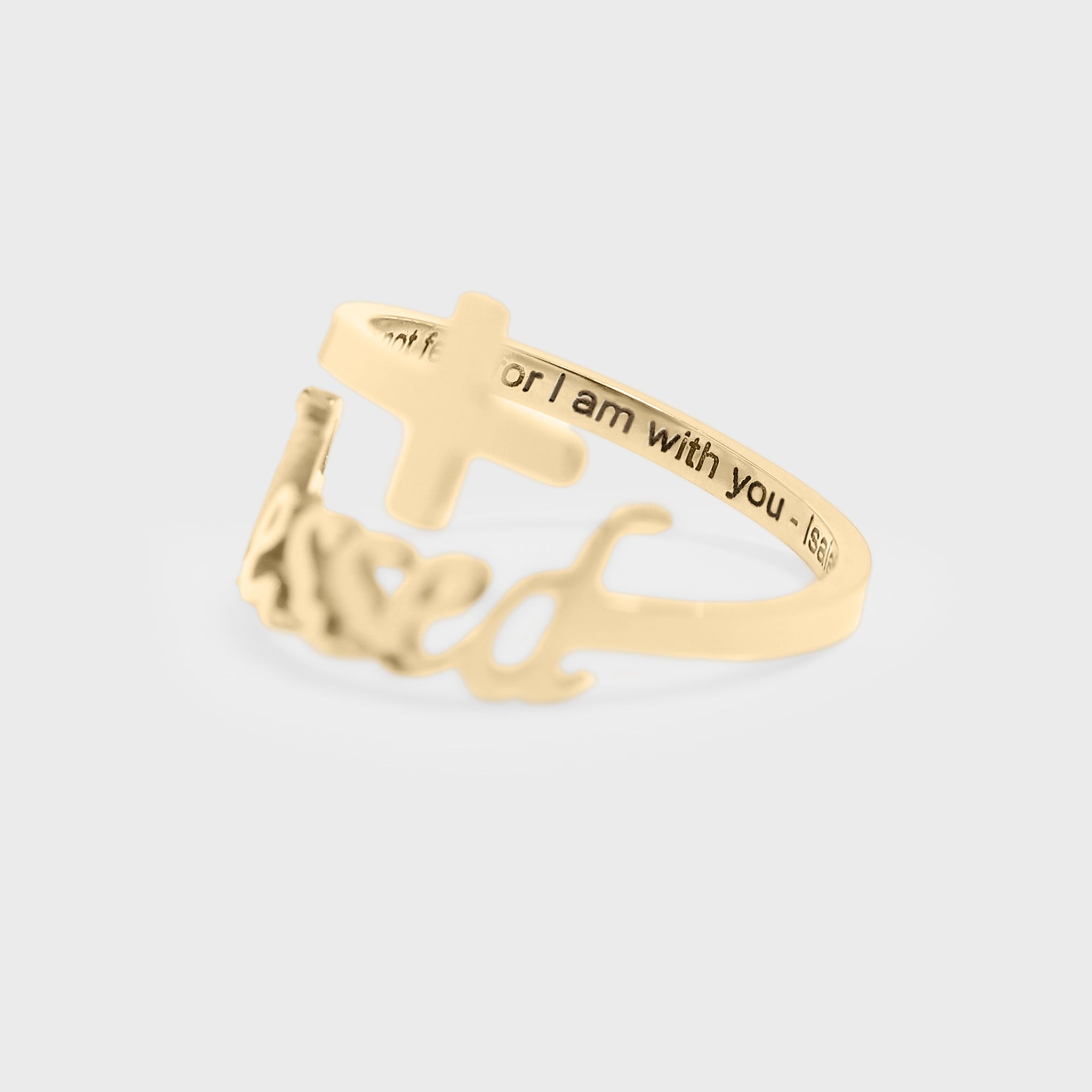 Adjustable Blessed Cross Ring