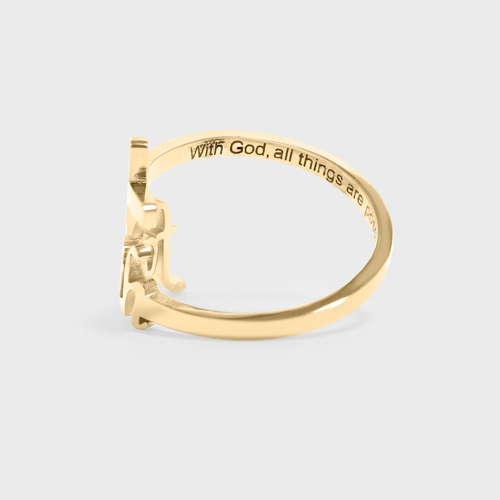 Adjustable Faith Ring